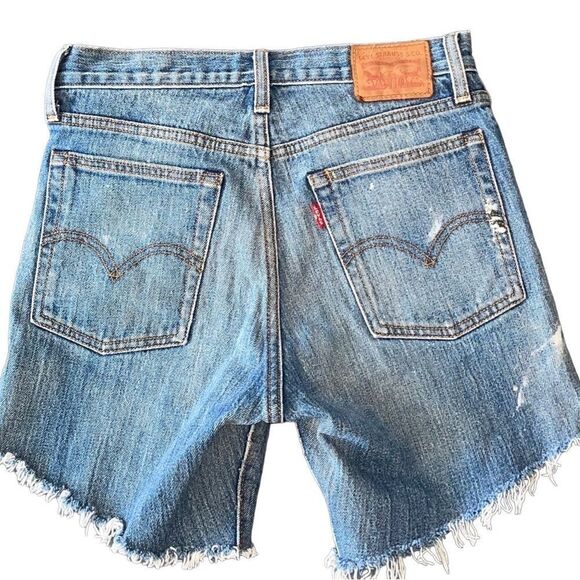 Levi's Blue Jean Shorts for Women - Picture 15 of 16